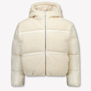Calvin Klein Kinder Meisjes Winterjas In Off White