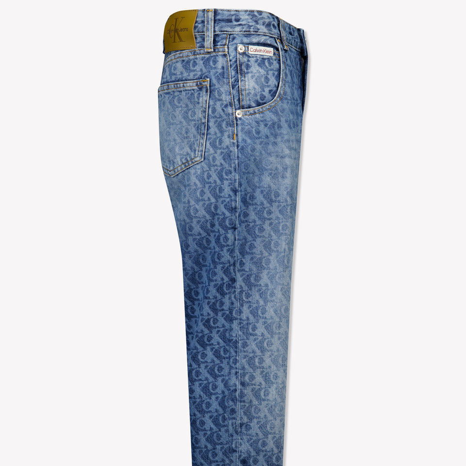 Calvin Klein Kinder Meisjes Jeans In Blauw