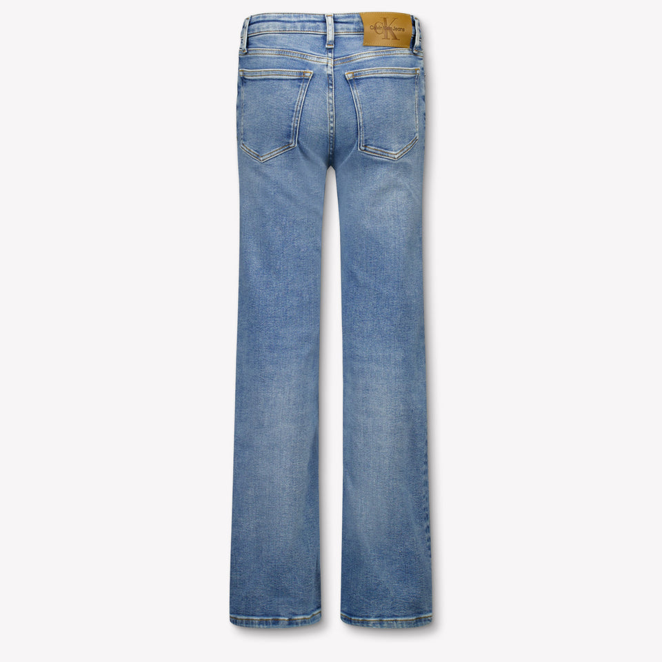 Calvin Klein Kinder Meisjes Jeans In Blauw