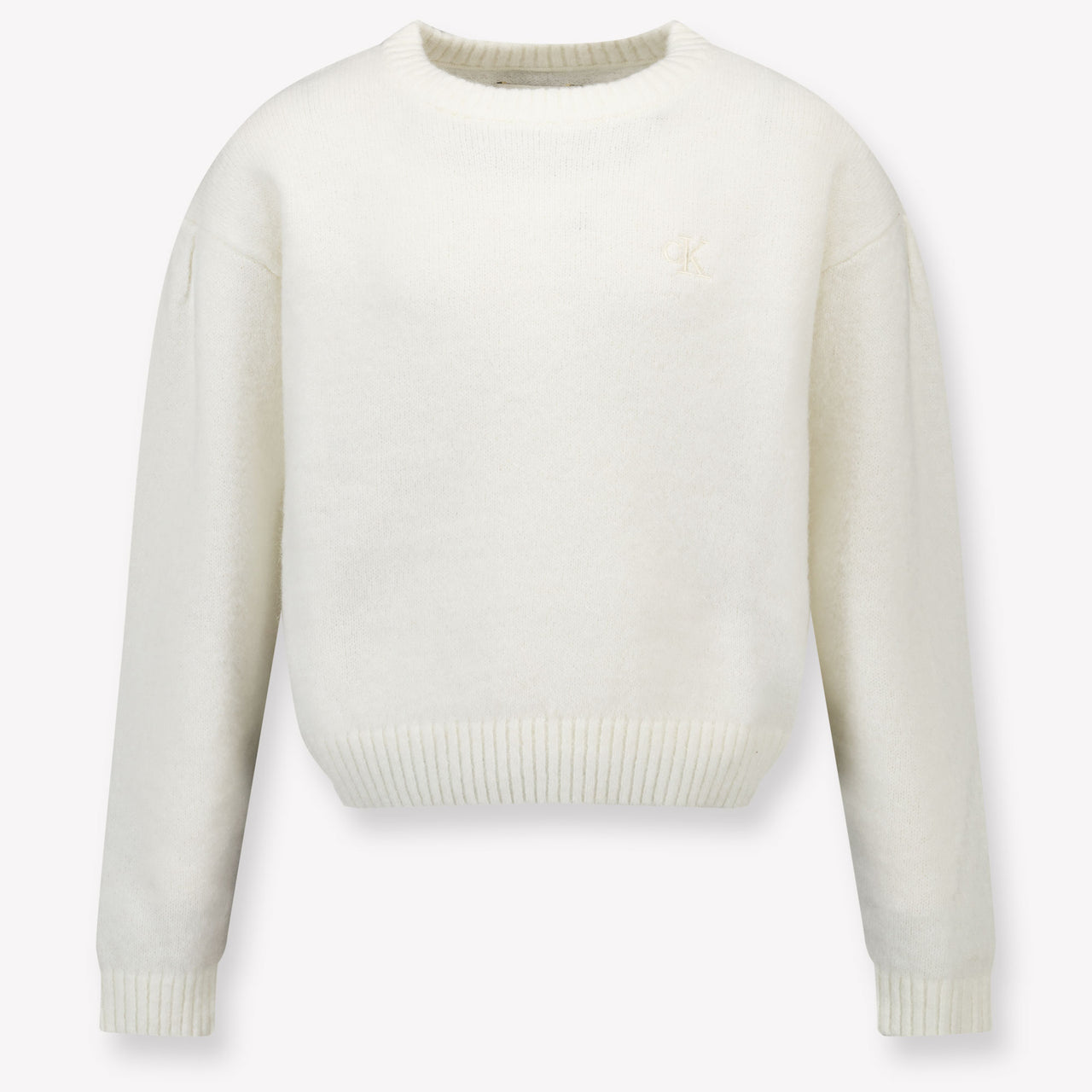 Calvin Klein Kinder Meisjes Trui In Off White