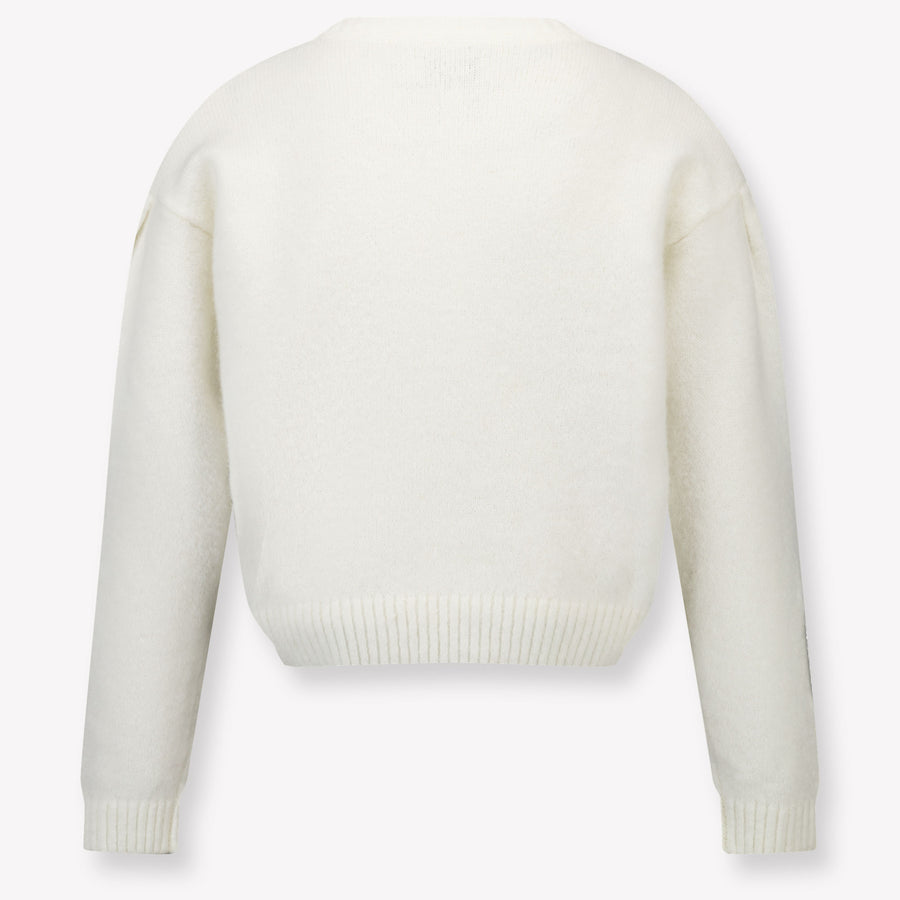 Calvin Klein Kinder Meisjes Trui In Off White