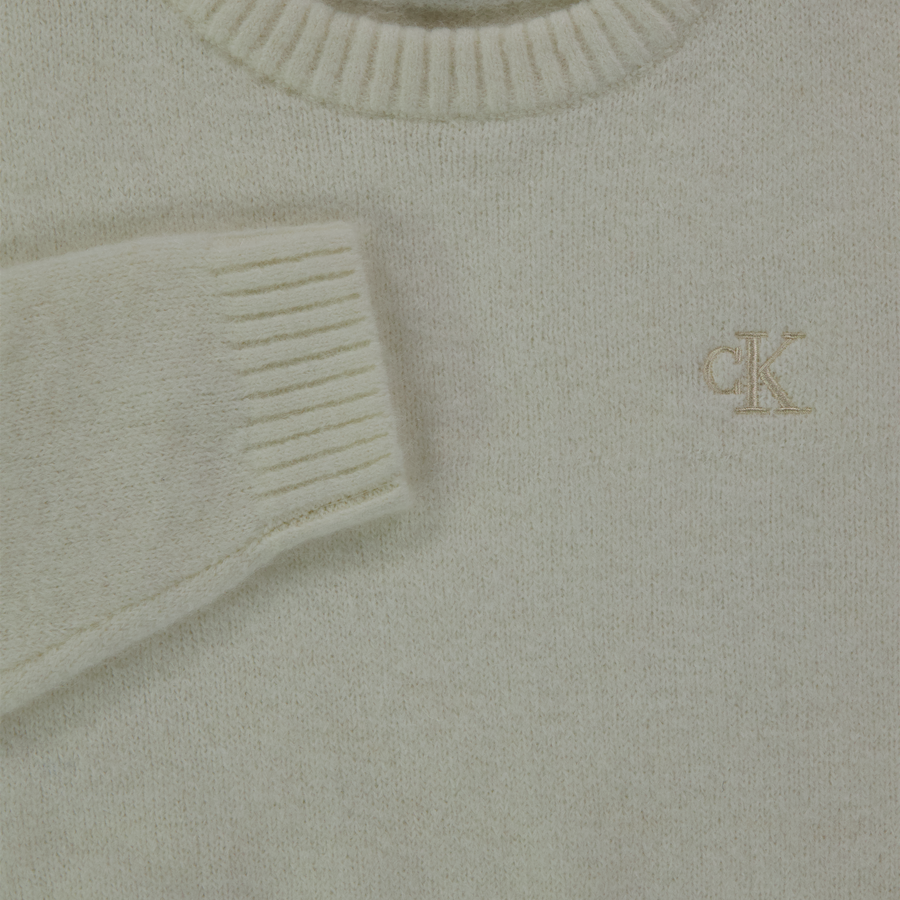 Calvin Klein Kinder Meisjes Trui In Off White