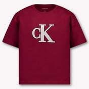 Calvin Klein Kids Girls  T-Shirt Bordeaux