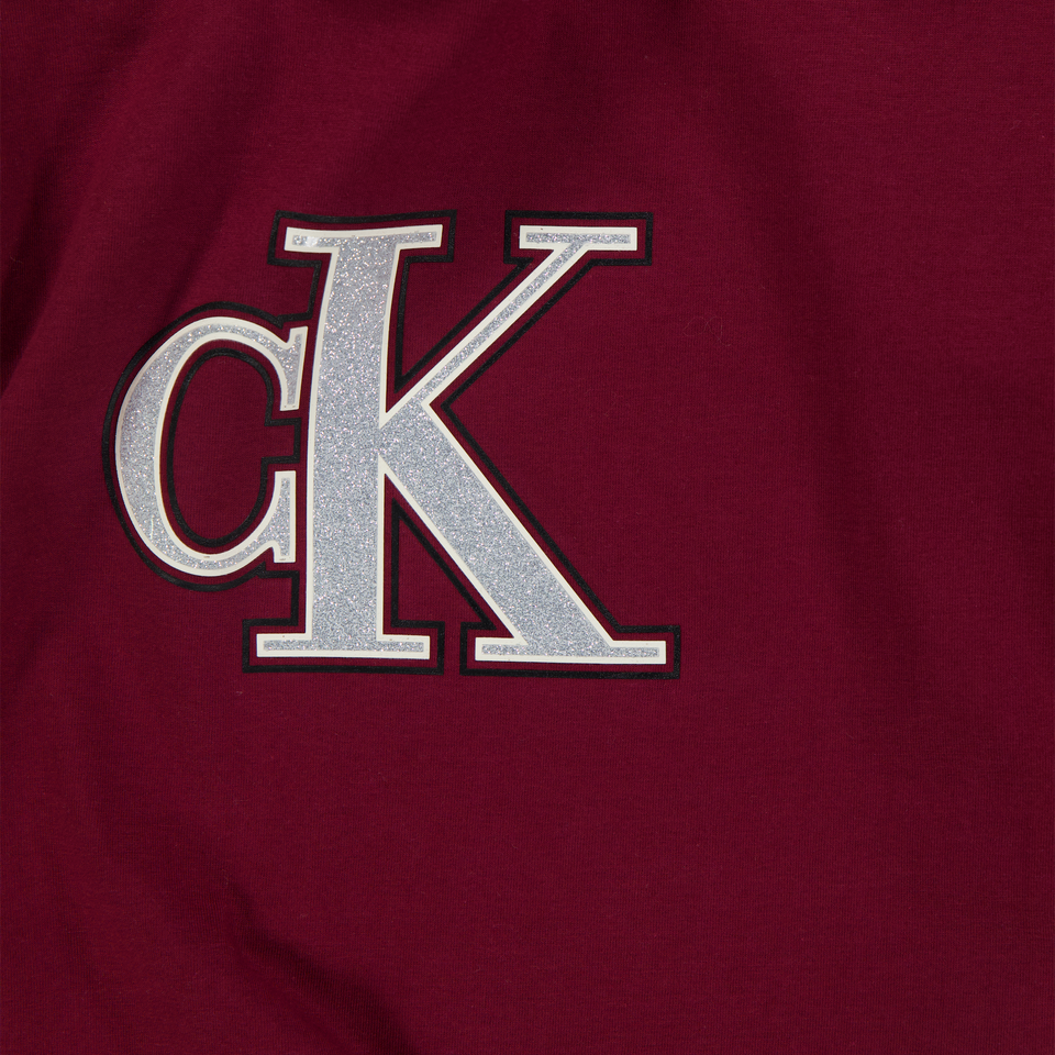 Calvin Klein Kids Girls  T-Shirt Bordeaux
