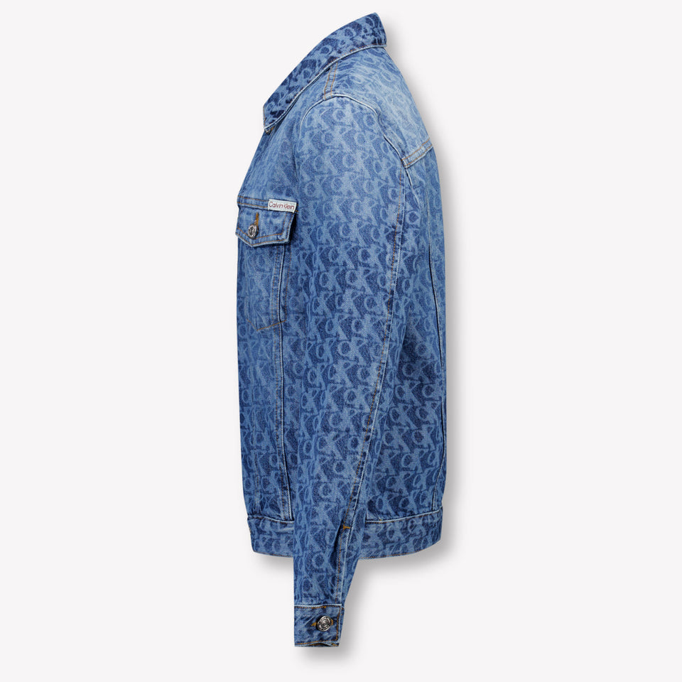 Calvin Klein Kinder Unisex Spijkerjassen In Blauw