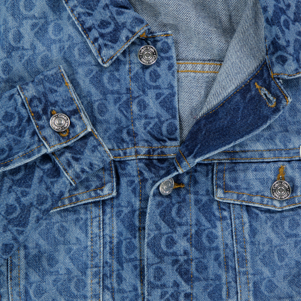 Calvin Klein Kinder Unisex Spijkerjassen In Blauw