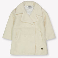 Guess Kinder Meisjes Faux Fur Jassen In Off White