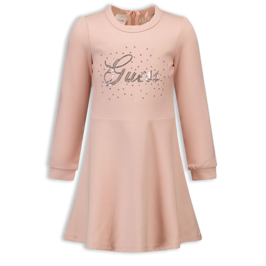 Guess Kinder Meisjes Jurk In Roze