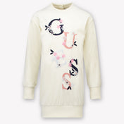 Guess Kids Girls Dress Offwhite