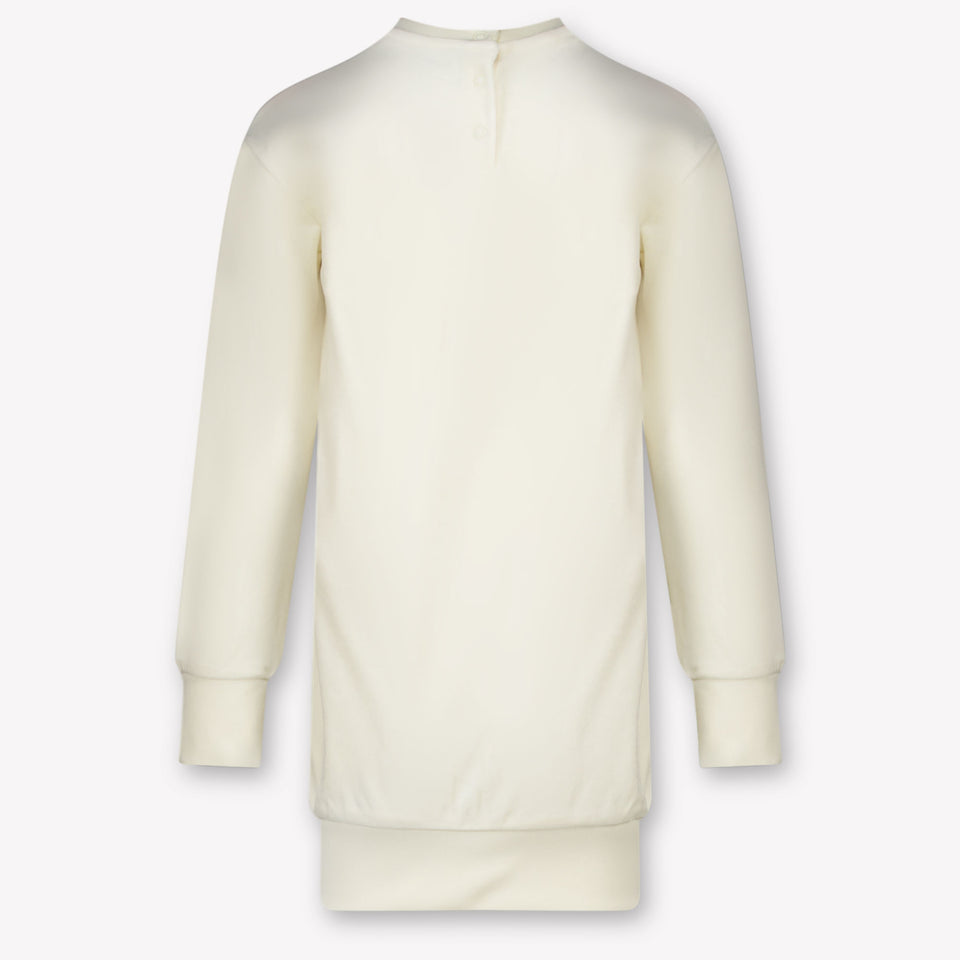 Guess Kids Girls Dress Offwhite