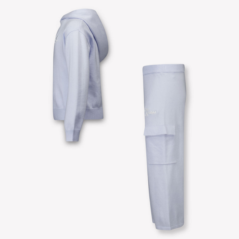 Guess Kinder Meisjes Joggingpak In Licht Blauw