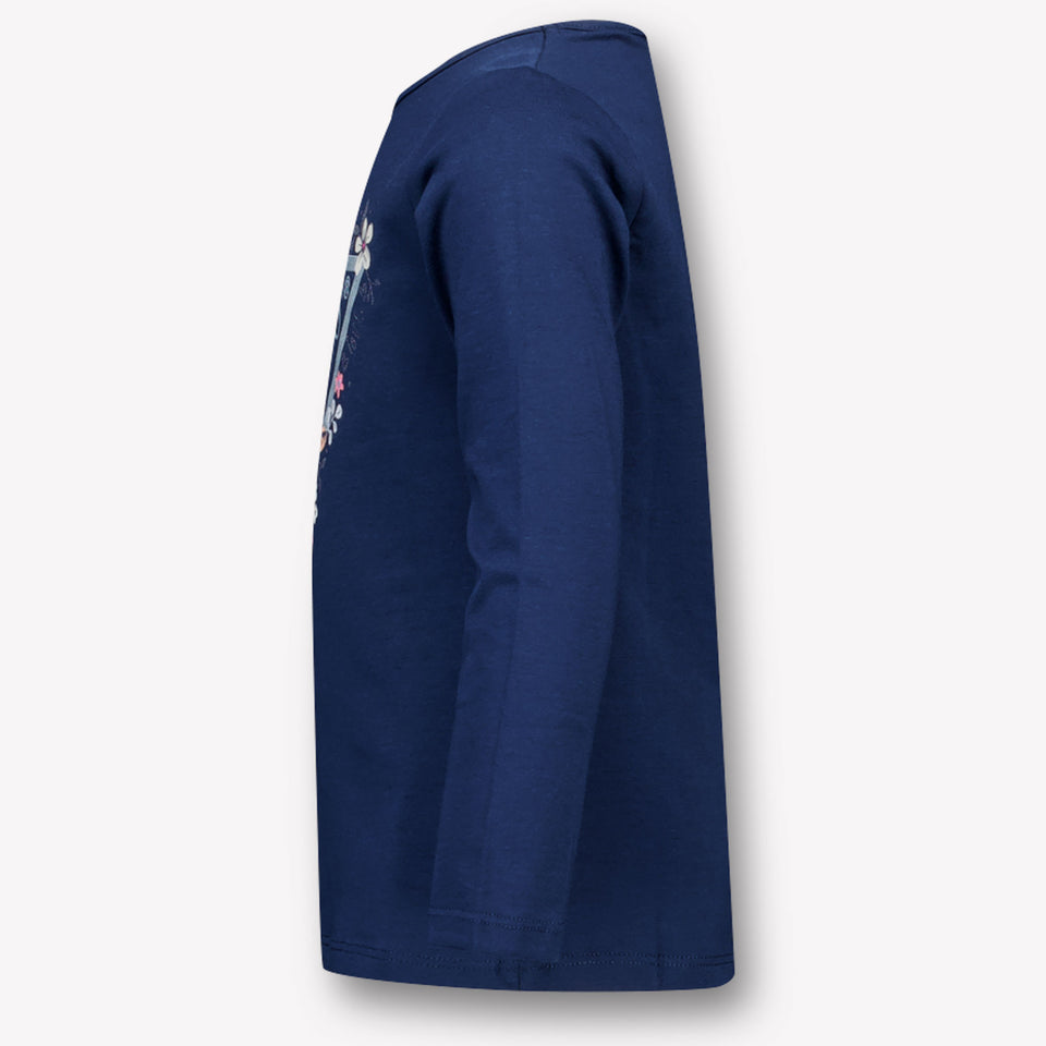 Guess Kids Girls  T-Shirt Navy