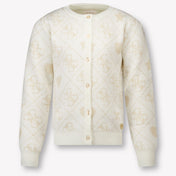 Guess Kinder Meisjes Vest In Off White