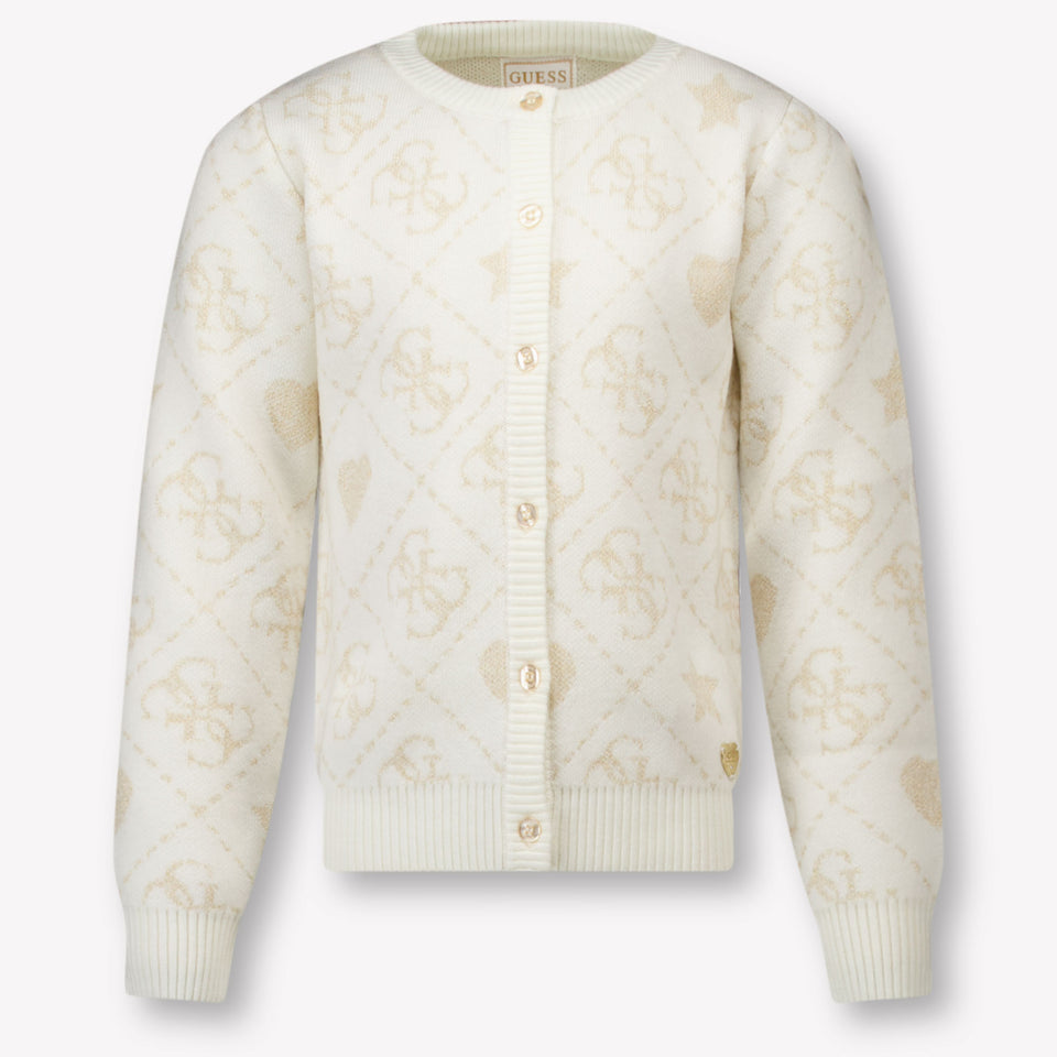 Guess Kinder Meisjes Vest In Off White