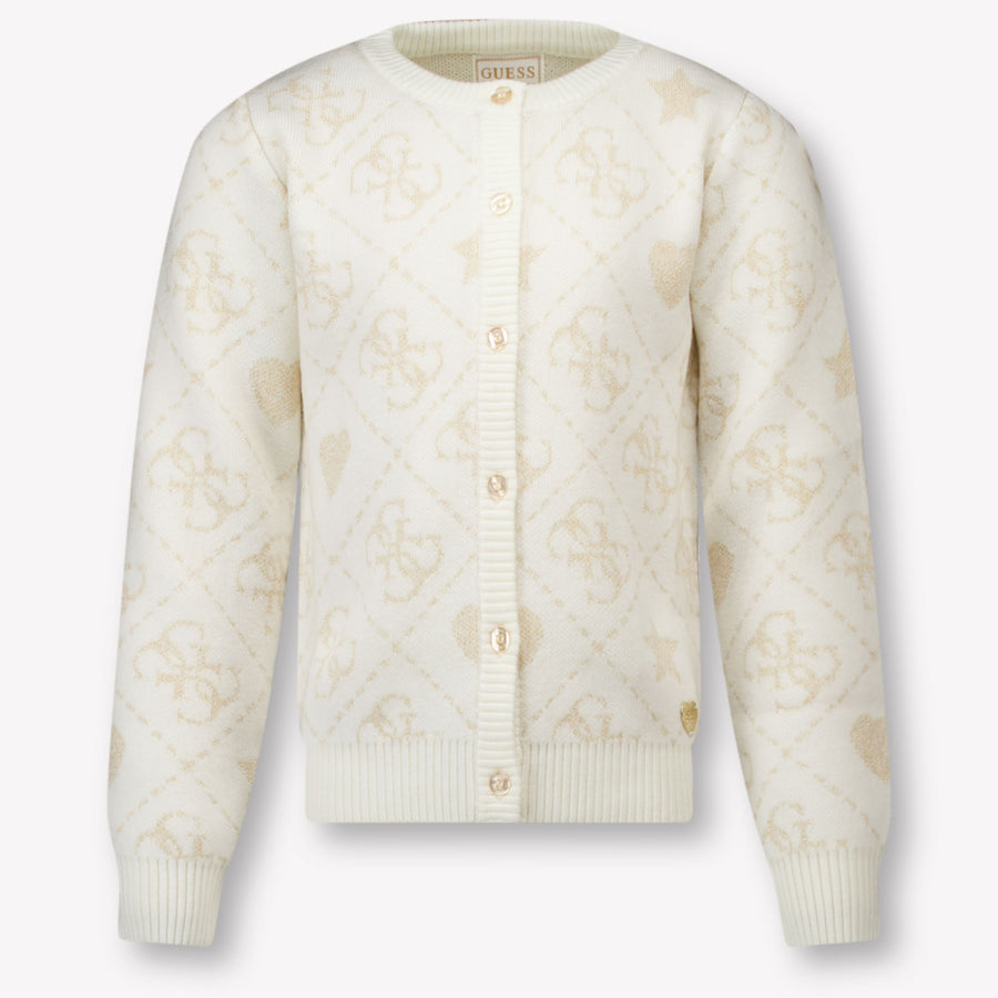 Guess Kinder Meisjes Vest In Off White