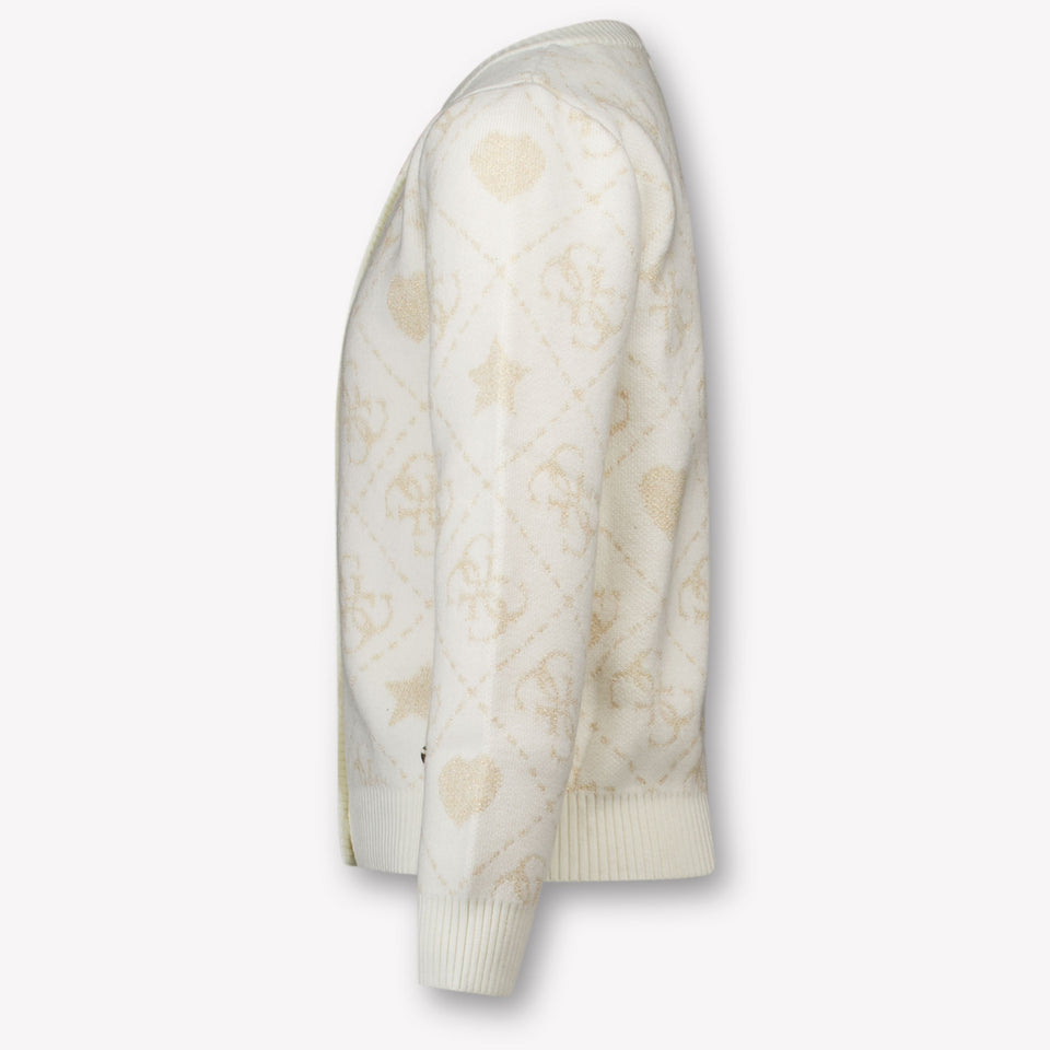 Guess Kinder Meisjes Vest In Off White