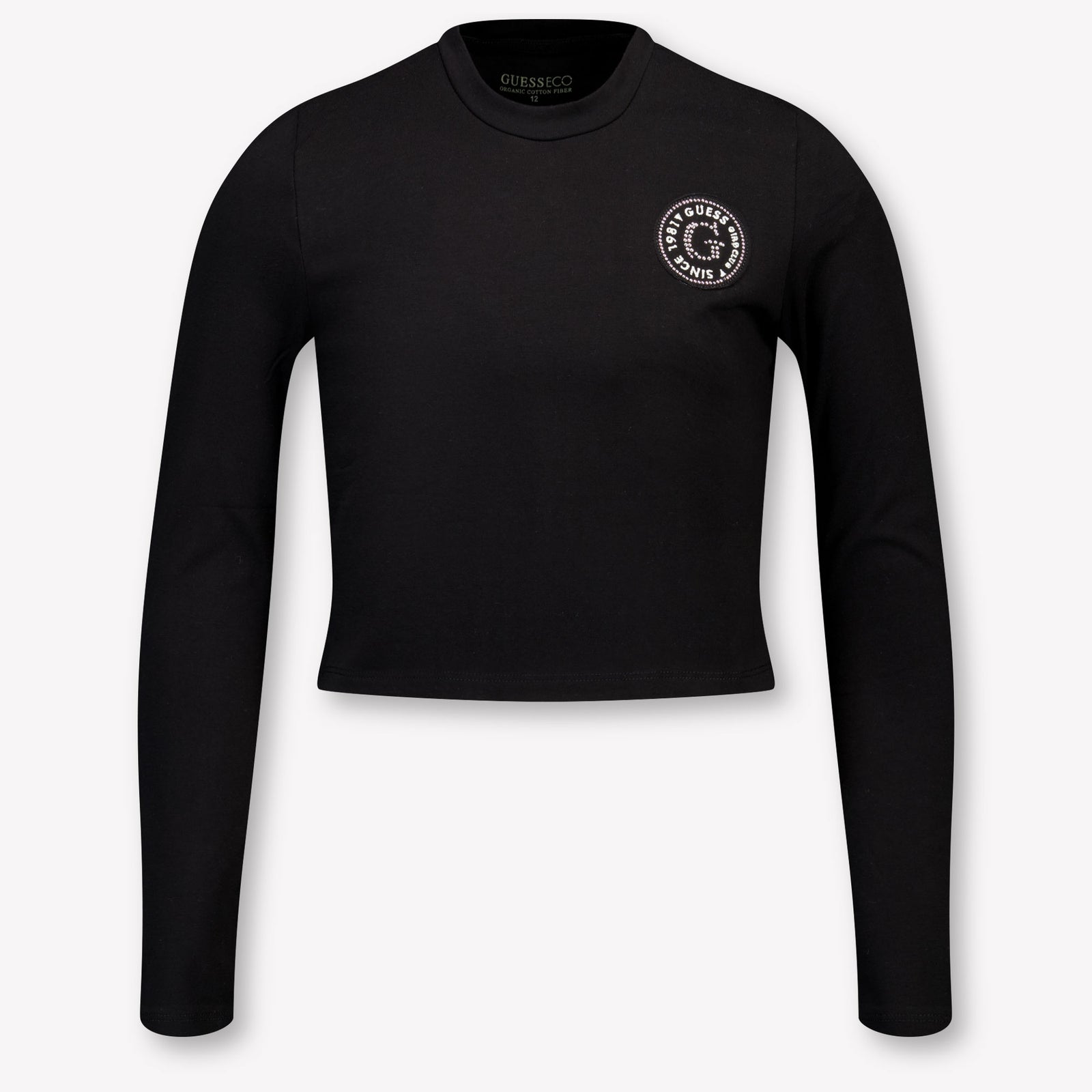 Guess Kids Girls  T-Shirt Black