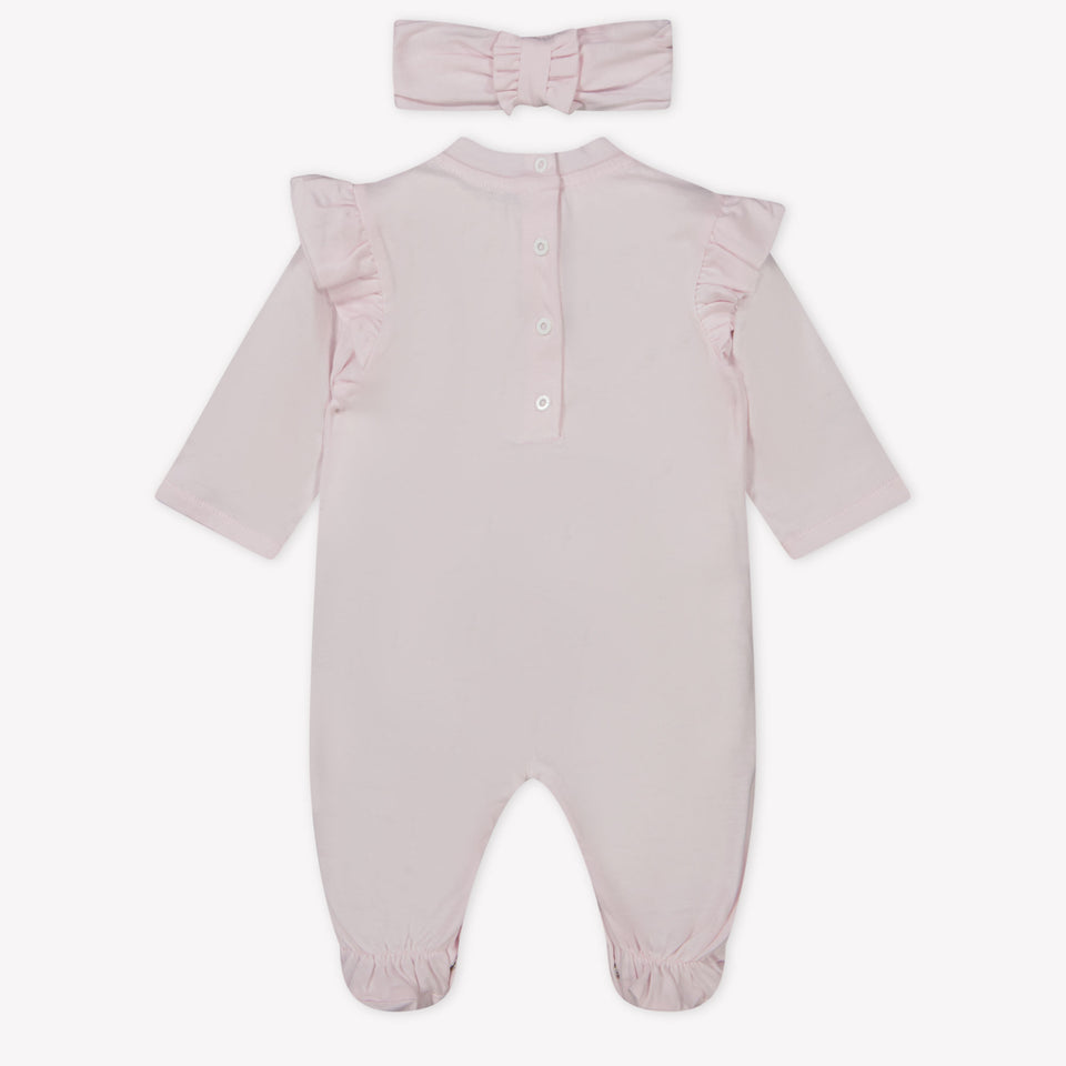 Balmain Baby Meisjes Boxpakje In Licht Roze