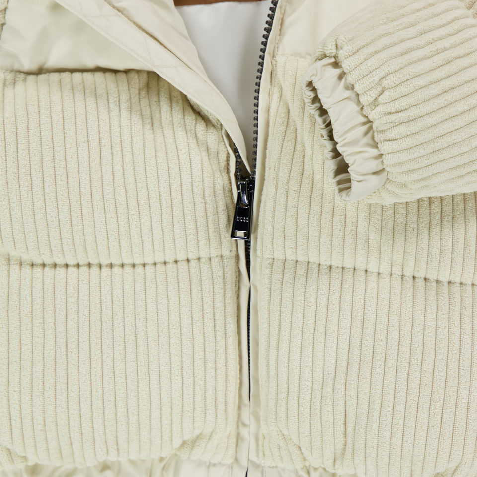 Boss Baby Jongens Winterjas In Off White