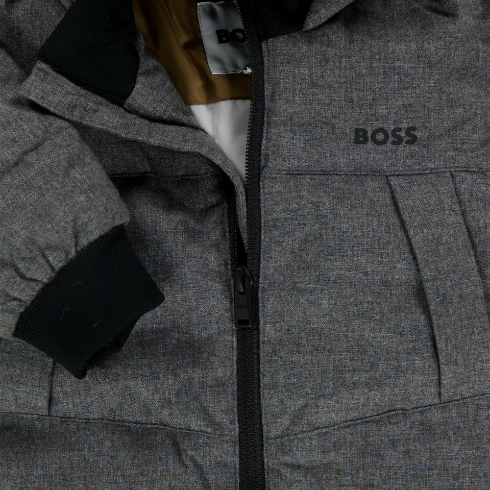 Boss Baby Jongens Winterjas In Grijs