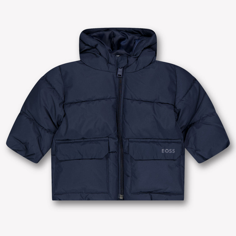 Boss Baby Jongens Winterjas In Navy
