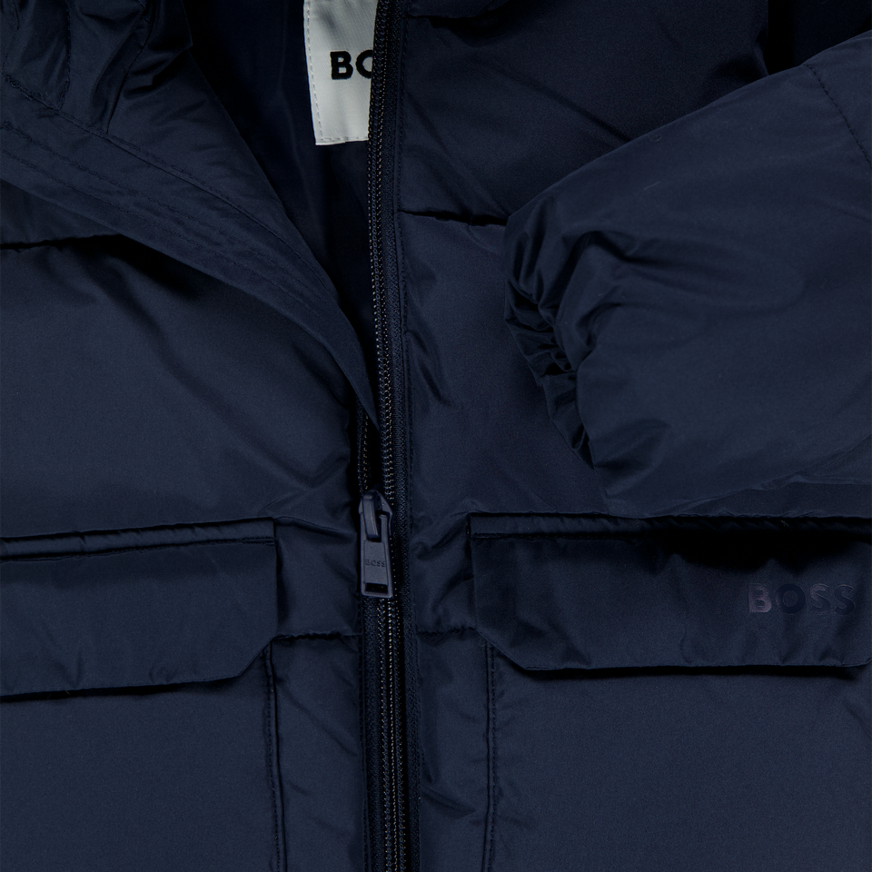 Boss Baby Jongens Winterjas In Navy