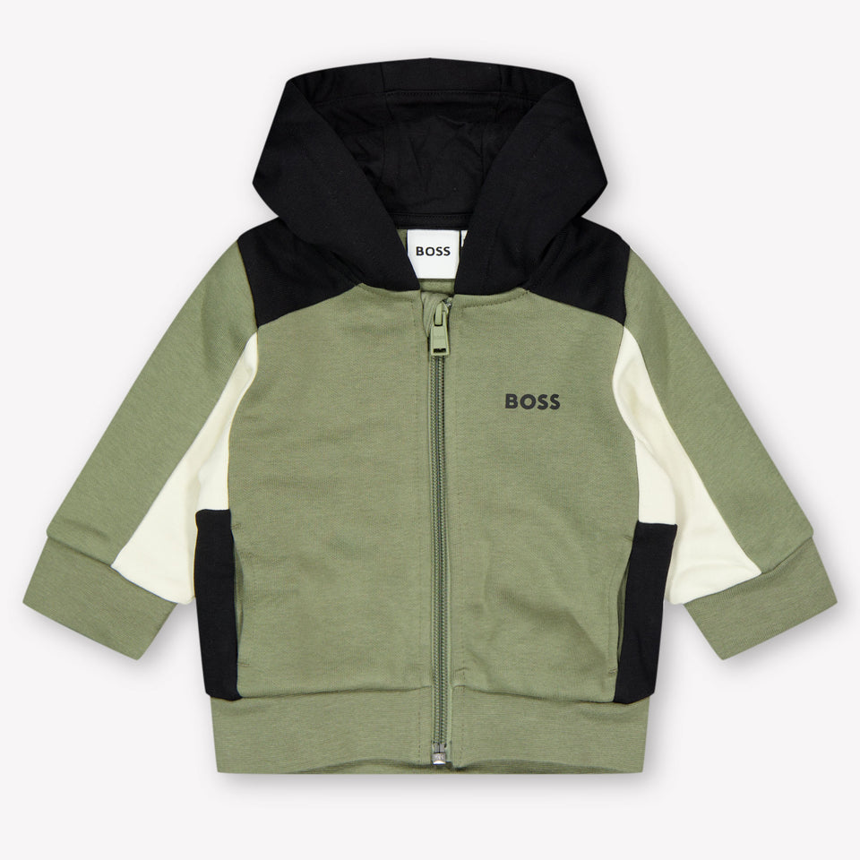 Boss Baby Boys Cardigan Army