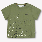 Boss Baby Boys T-Shirt  Army