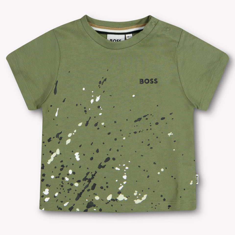 Boss Baby Boys T-Shirt  Army