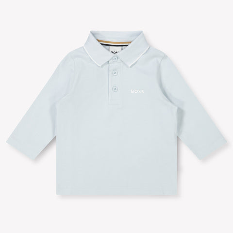 Boss Baby Jongens Polo In Licht Blauw