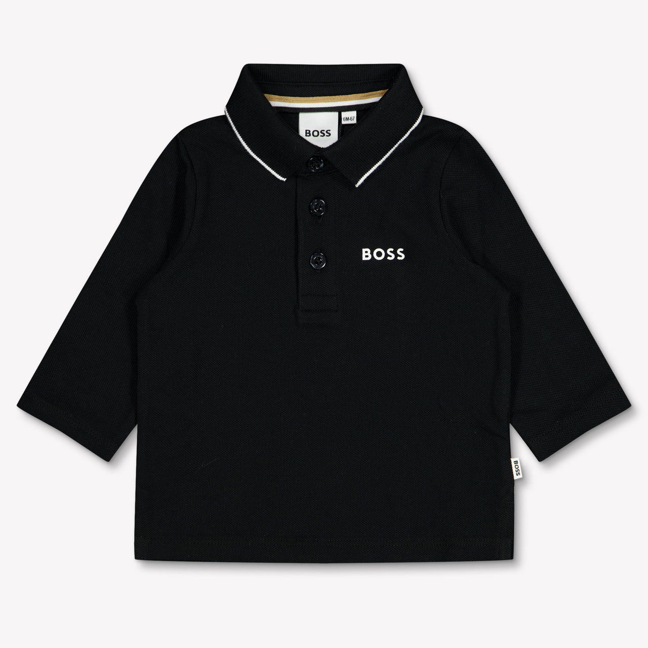 Boss Baby Jongens Polo In Zwart