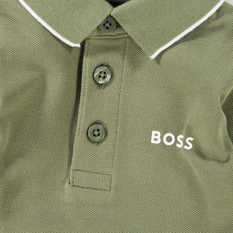Boss Baby Jongens Polo In Army