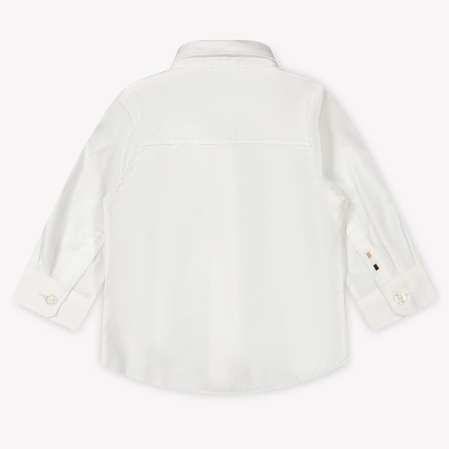 Boss Baby Jongens Blouse In Wit
