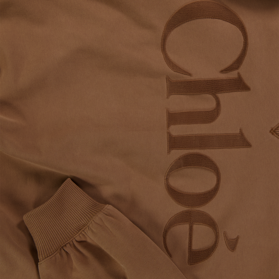 Chloe Kinder Meisjes Trui In Licht Bruin