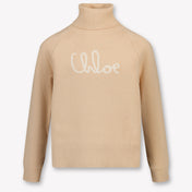 Chloe Kinder Meisjes Trui In Zalm