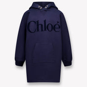 Chloe Kids Girls Dress Navy