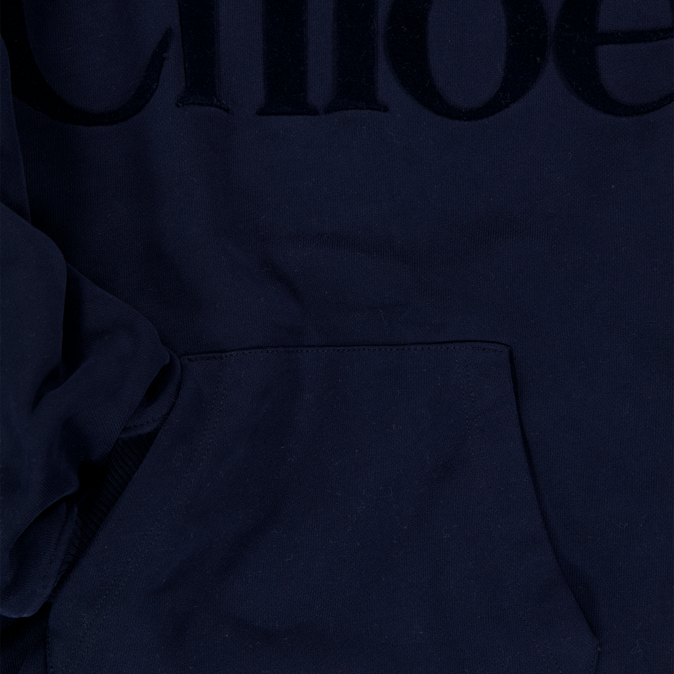 Chloe Kids Girls Dress Navy