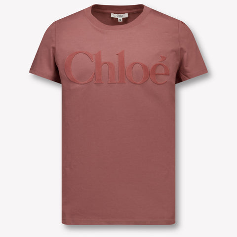 Chloe Kids Girls  T-Shirt Old Pink
