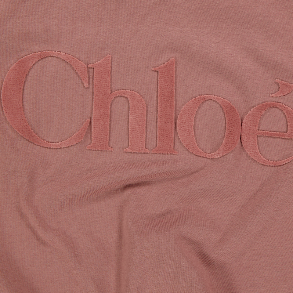 Chloe Kids Girls  T-Shirt Old Pink