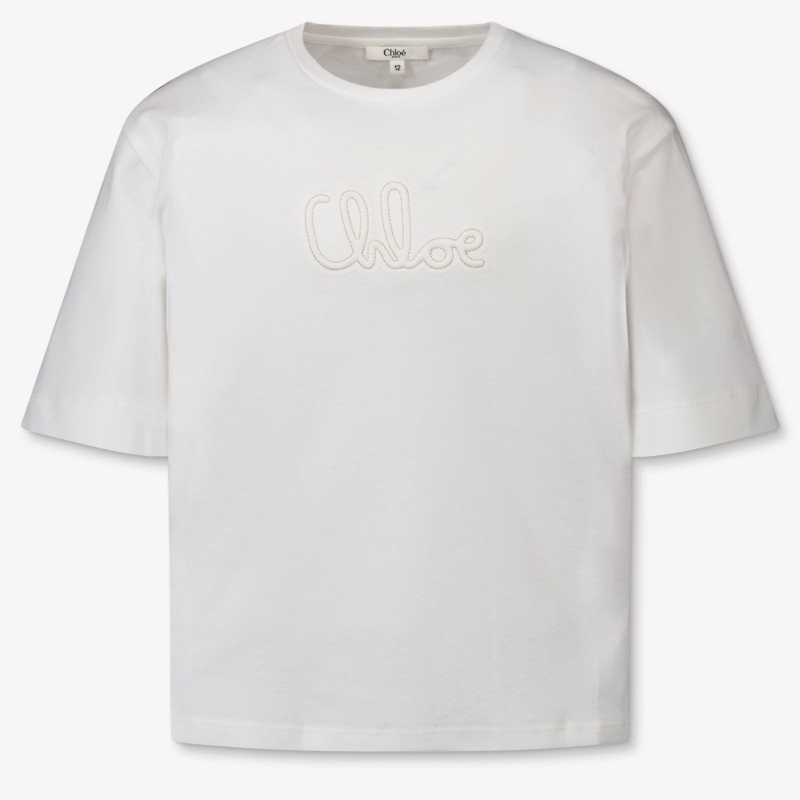 Chloe Kinder Meisjes T-Shirt In Off White