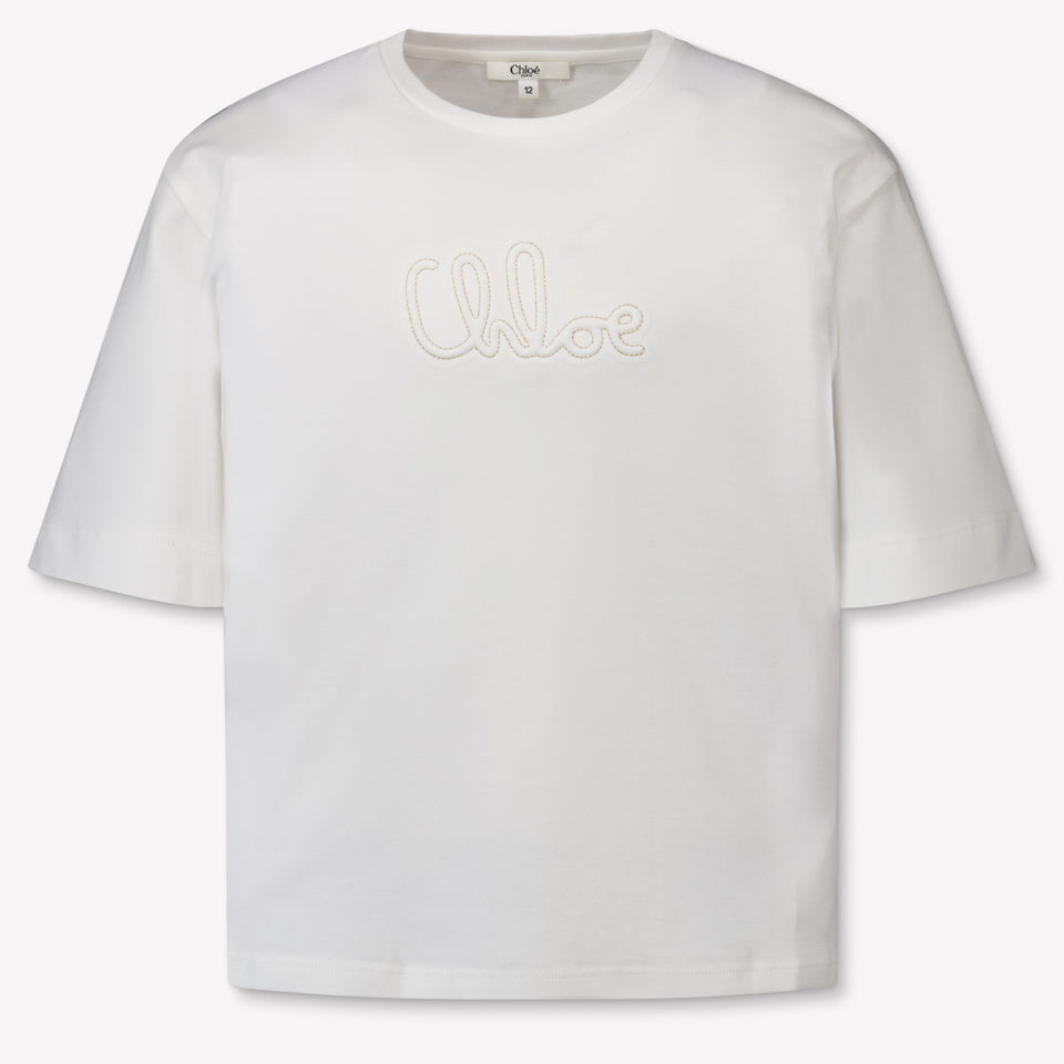 Chloe Kids Girls  T-Shirt Offwhite