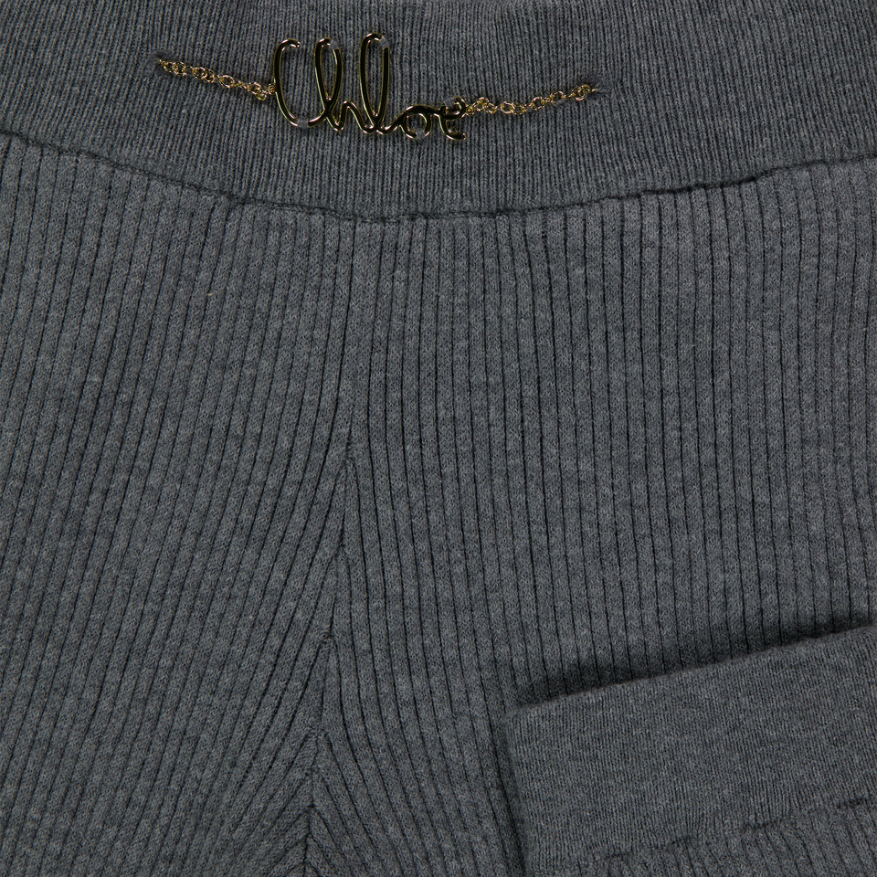 Chloe Kids Girls  Pants Gray