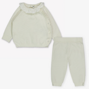 Chloe Baby Girls Playsuit  Offwhite