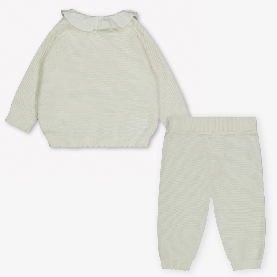 Chloe Baby Girls Playsuit  Offwhite