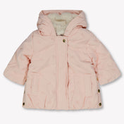 Chloe Baby Meisjes Winterjas In Licht Roze