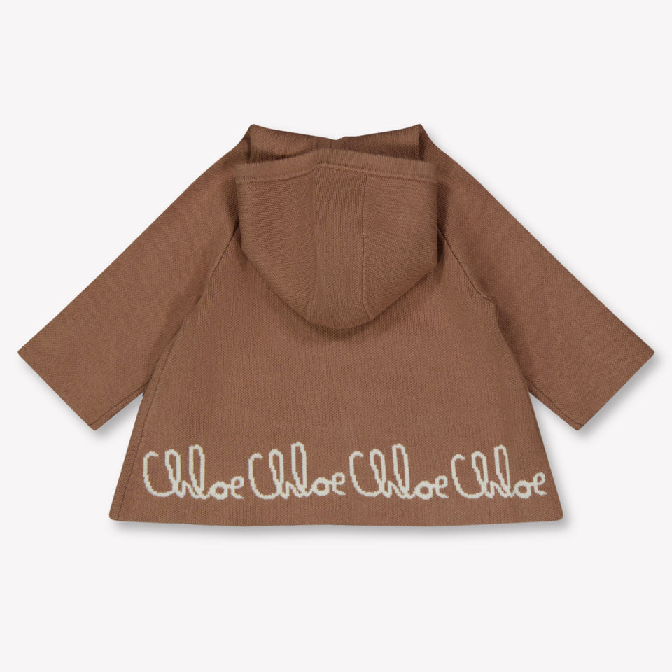 Chloe Baby Girls Vest  Light Brown