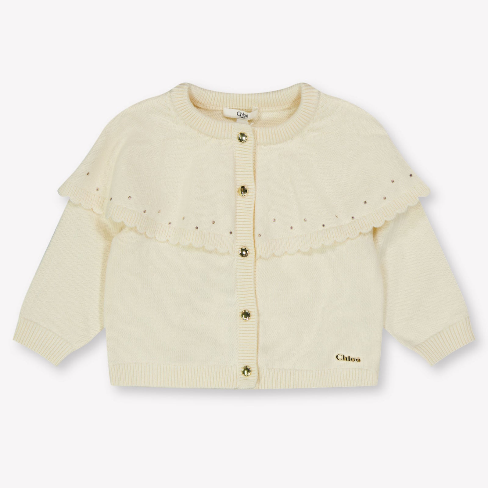 Chloe Baby Meisjes Vest In Off White