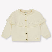Chloe Baby Meisjes Vest In Off White
