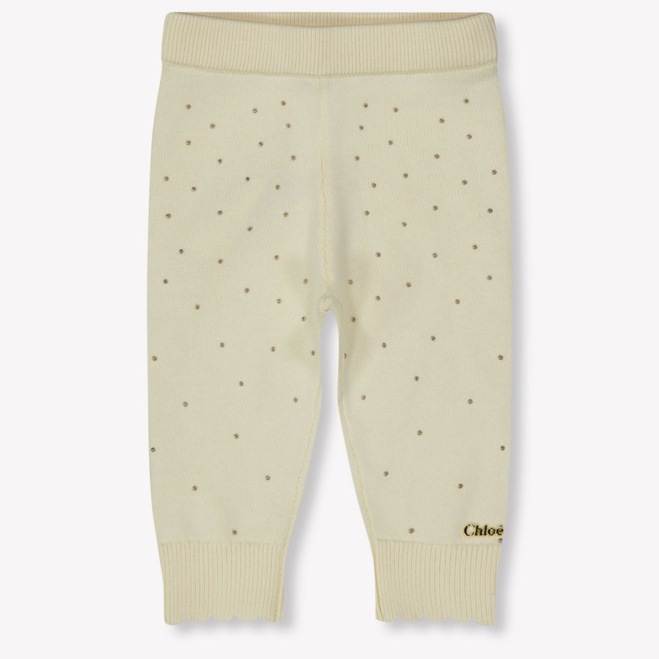 Chloe Baby Girls Pants  Offwhite