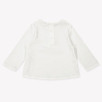 Chloe Baby Meisjes T-Shirt In Off White